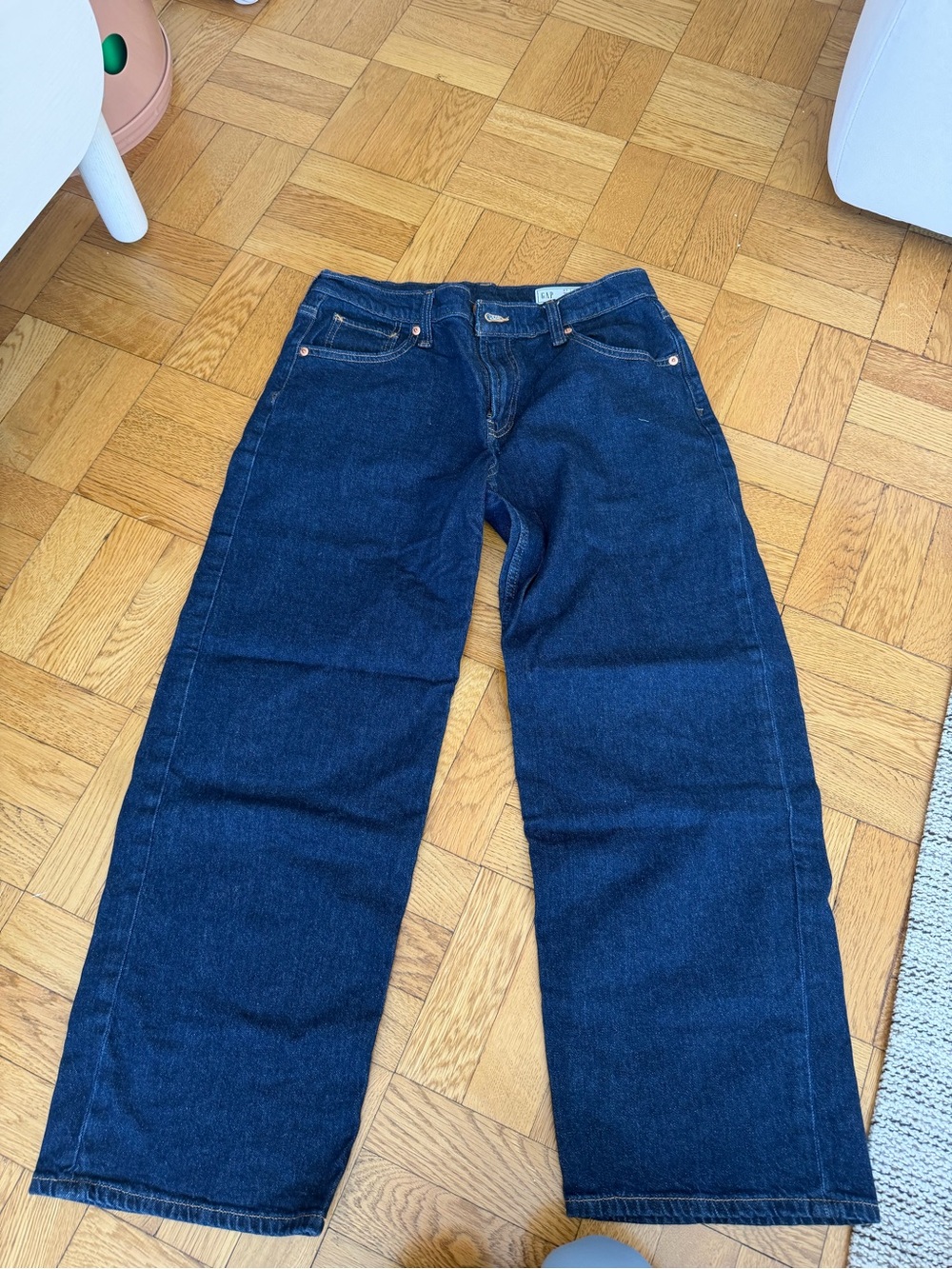 Hailey Bieber Gap jeans